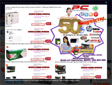 Tablet Screenshot of pcconsumibles.com
